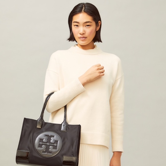 ella patent mini tote